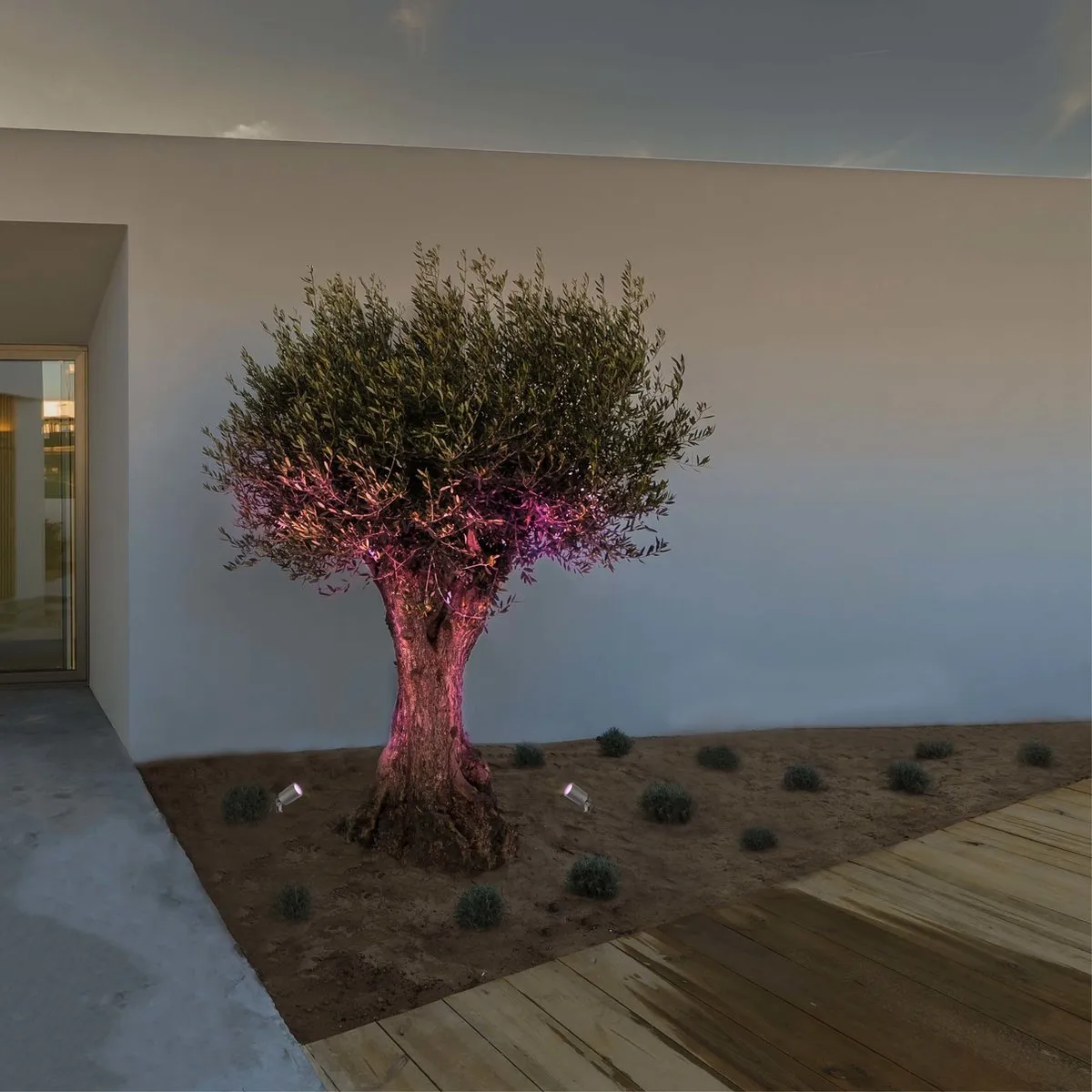 LEDVION RGBWW Prikspots Antraciet IP65 5W - 2M