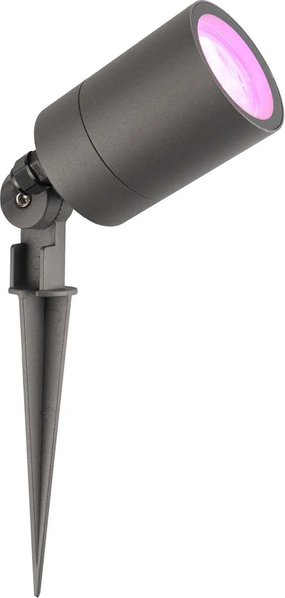LEDVION RGBWW Prikspots Antraciet IP65 5W