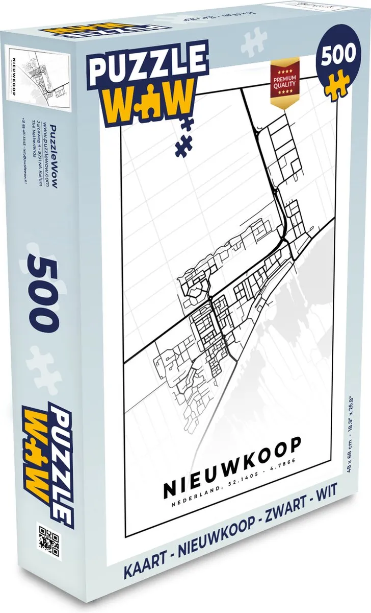 PuzzleWow Nieuwkoop Legpuzzel 500 Stuks