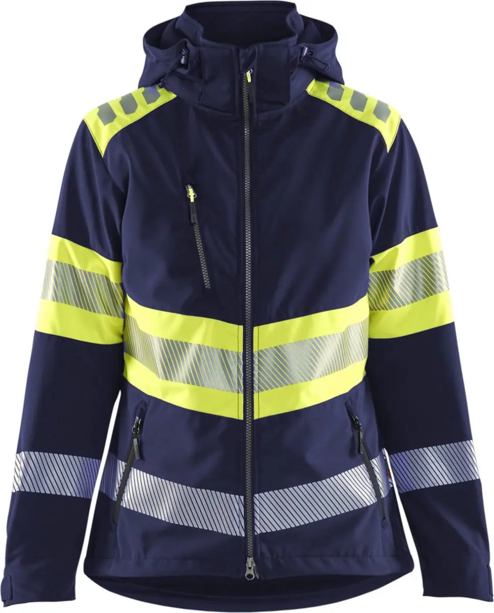 Blaklader 4404-2513 Dames Softshell Jack High Vis