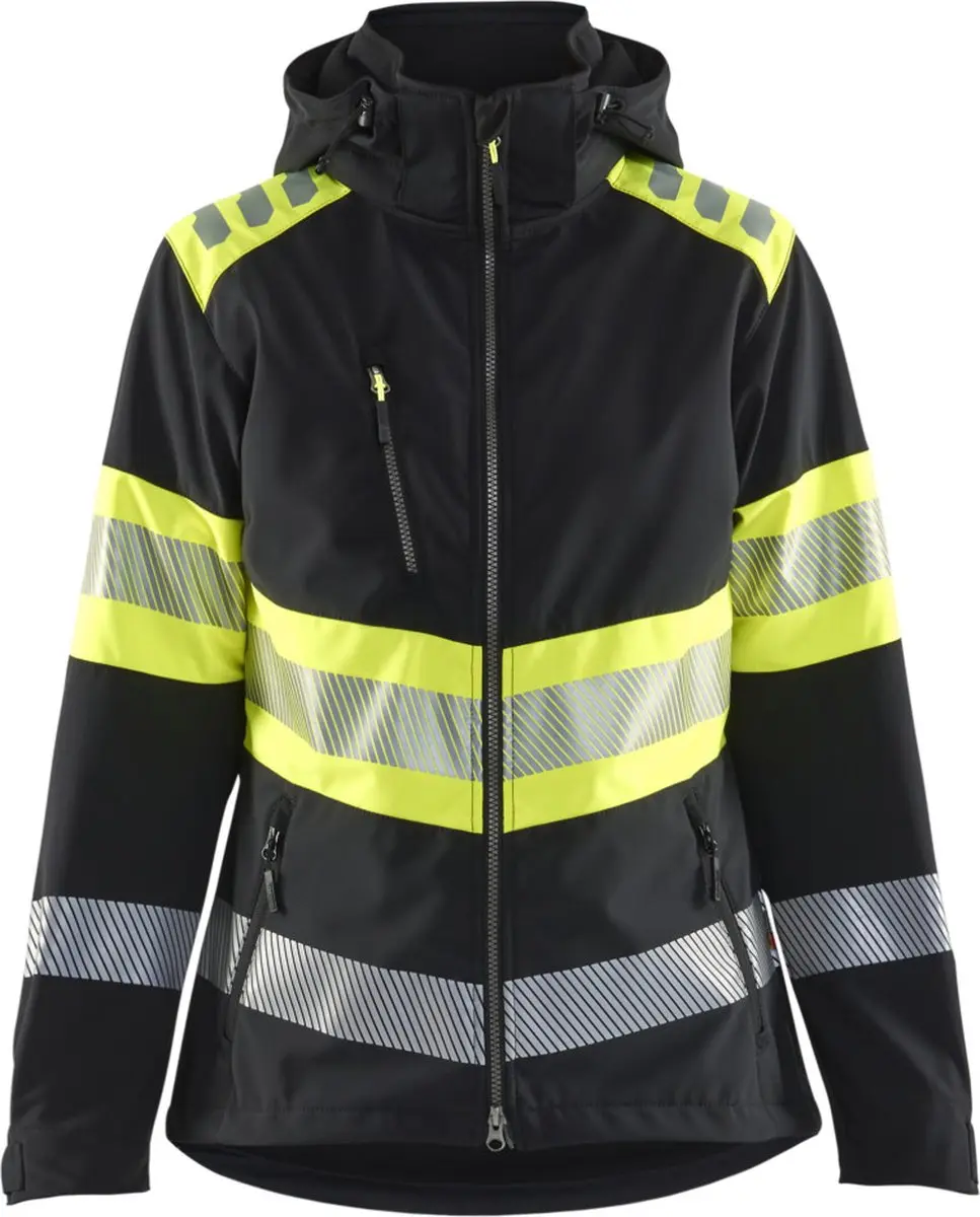 Blaklader 4404-2513 Dames Softshell Jack High Vis