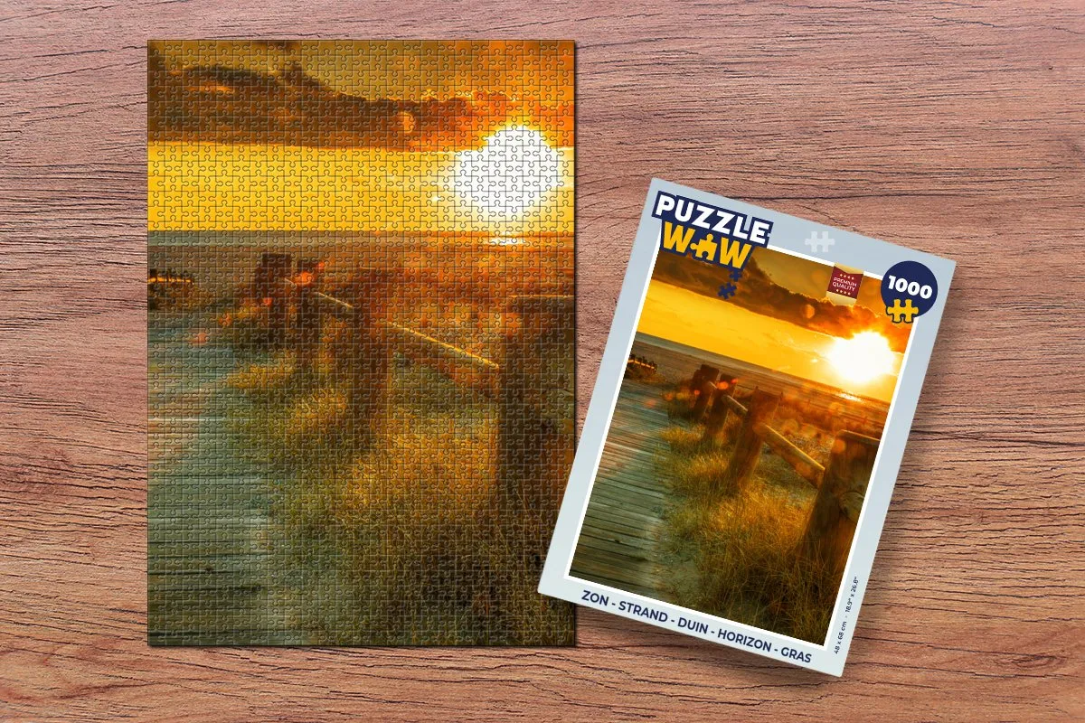 PuzzleWow Legpuzzel 1000 Stuks - Multicolor