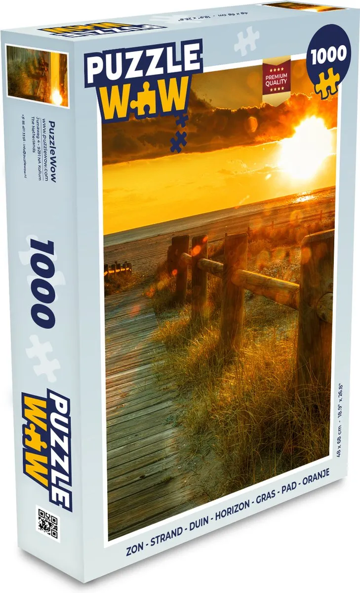 PuzzleWow Legpuzzel 1000 Stuks
