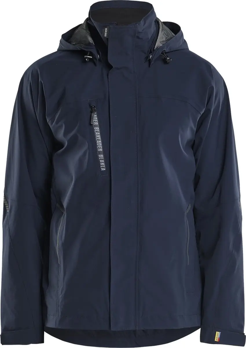 Blåkläder 44831917 Arbeit-jas Stretch - Marineblauw/High Vis Geel - afbeelding 2 van 6