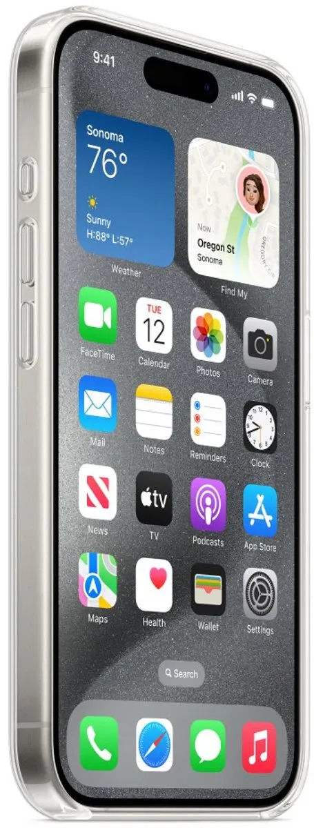 Apple iPhone 15 Pro MagSafe Hoesje - Transparant - MT223ZM/A