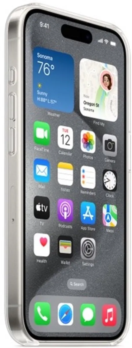 Apple iPhone 15 Pro MagSafe Hoesje - Transparant - MT223ZM/A - afbeelding 6 van 6