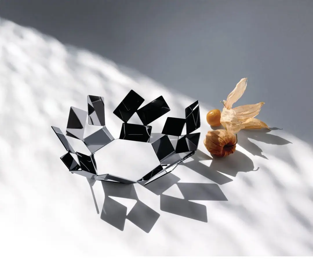 Alessi La Stanza Dello Scirocco Fruitschaal MT01 - Zilver - afbeelding 4 van 4