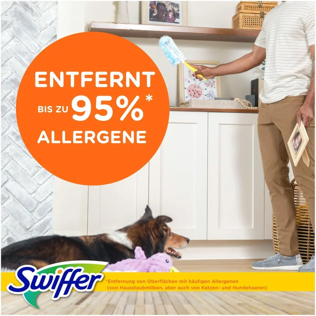 Swiffer Stofmagneet Startset - 1 Handvat + 1 Navuldoek - afbeelding 6 van 6