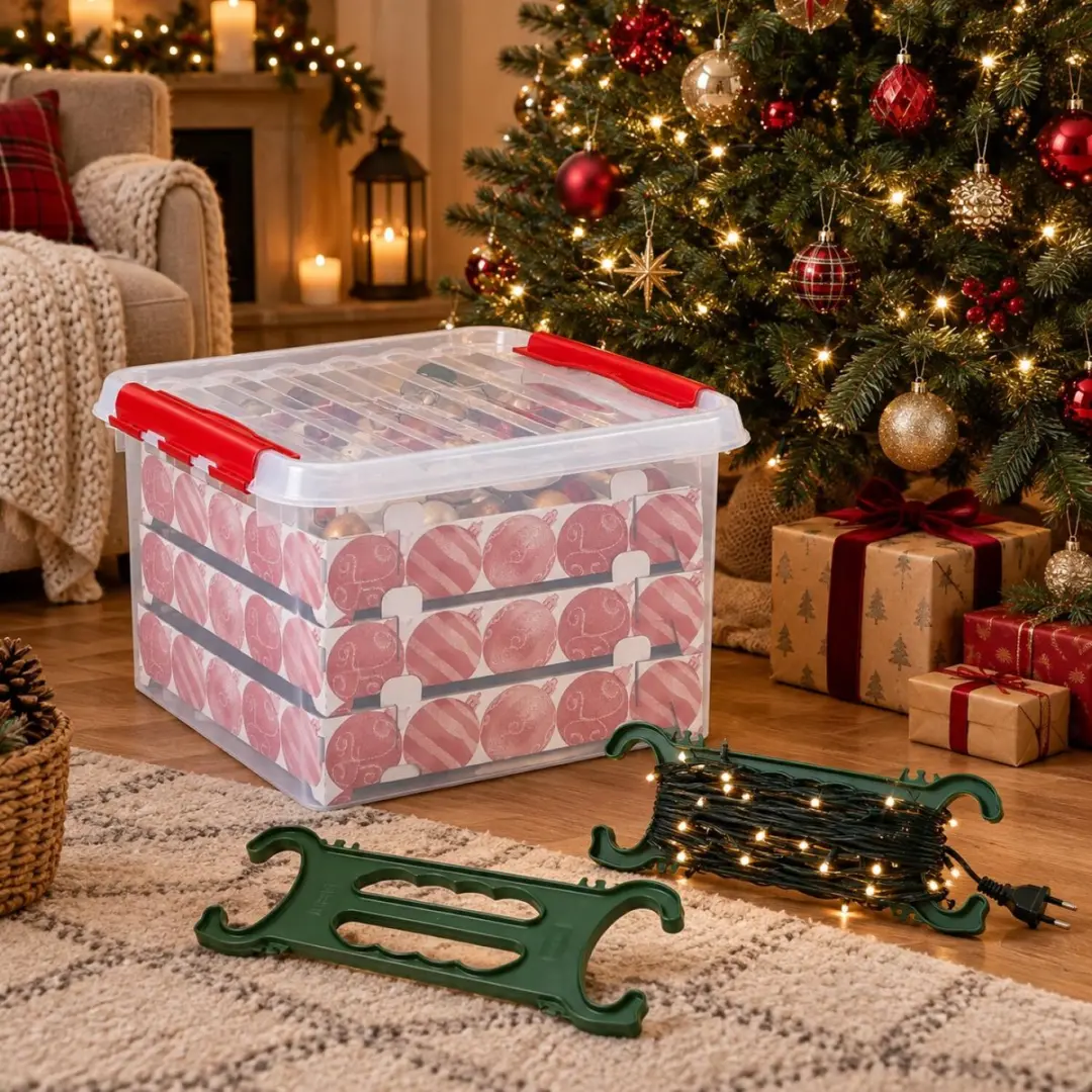 Kerstballen opbergbox