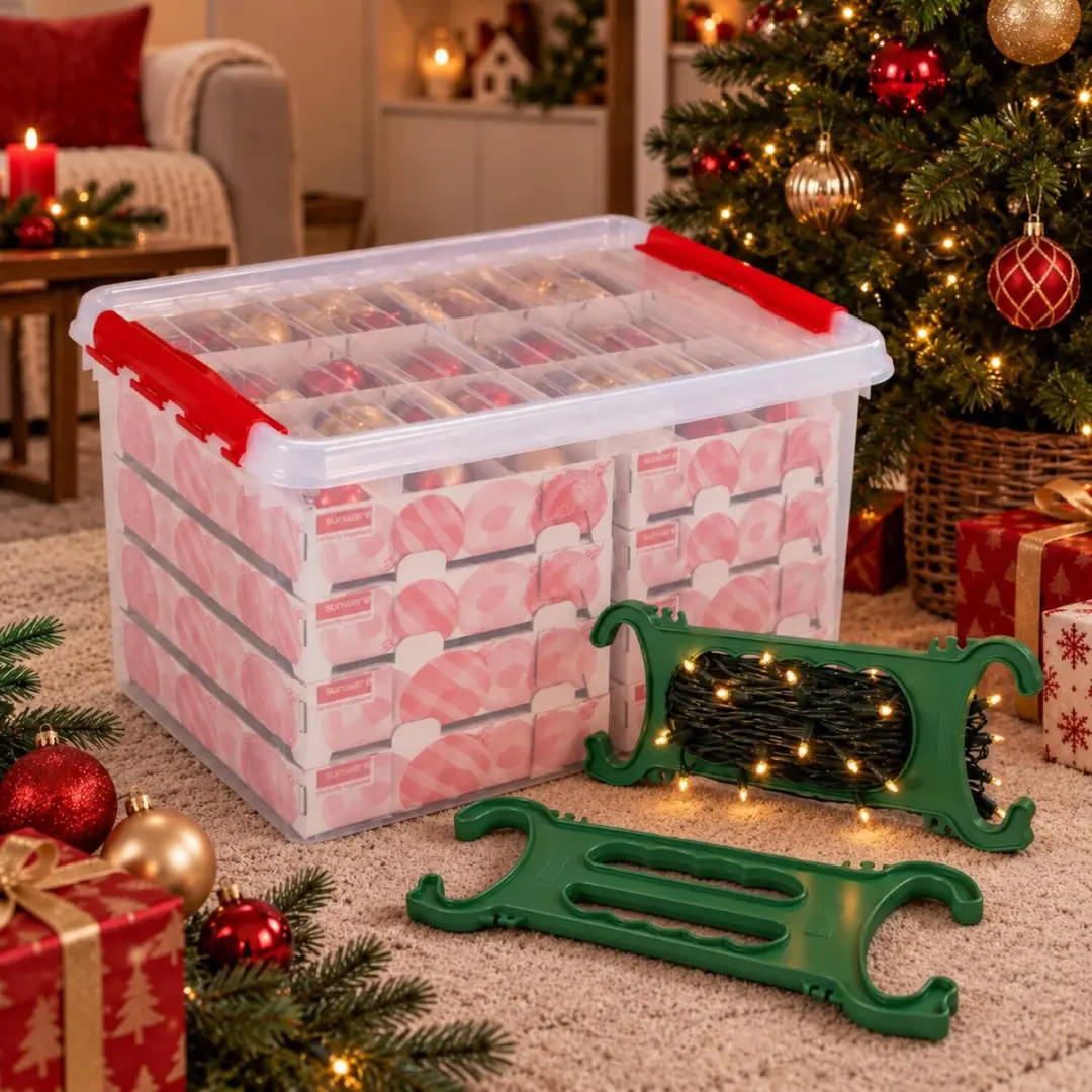 Kerstballen opbergbox