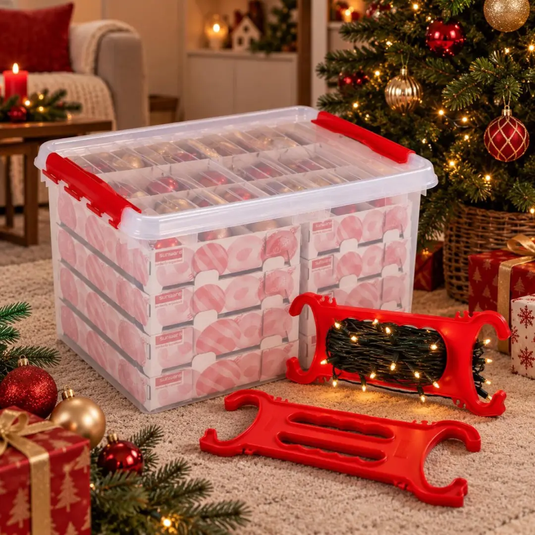 Kerstballen opbergbox