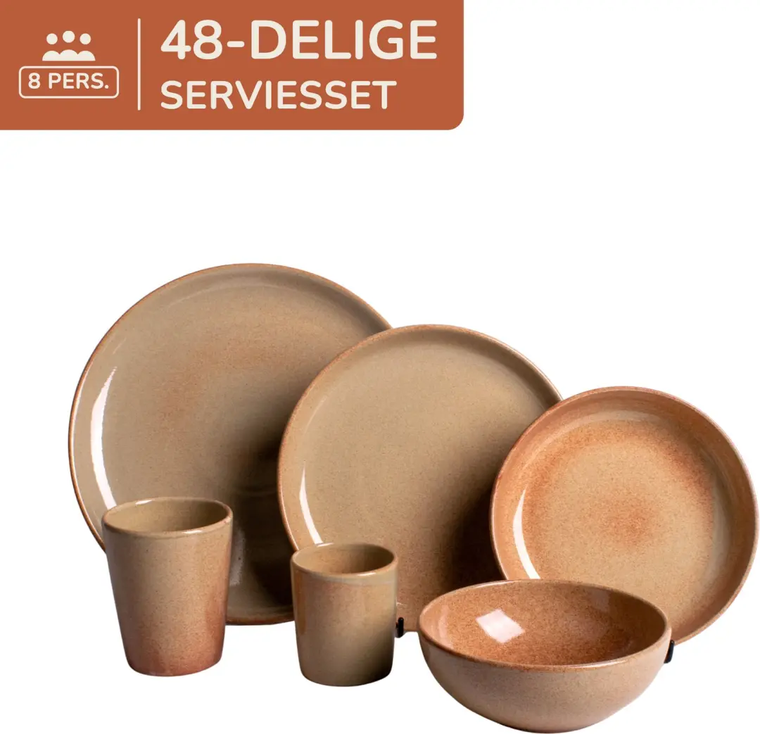 48 delige serviesset