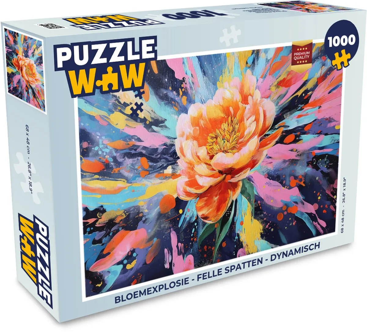 PuzzleWow Bloemexplosie Legpuzzel 1000 Stuks