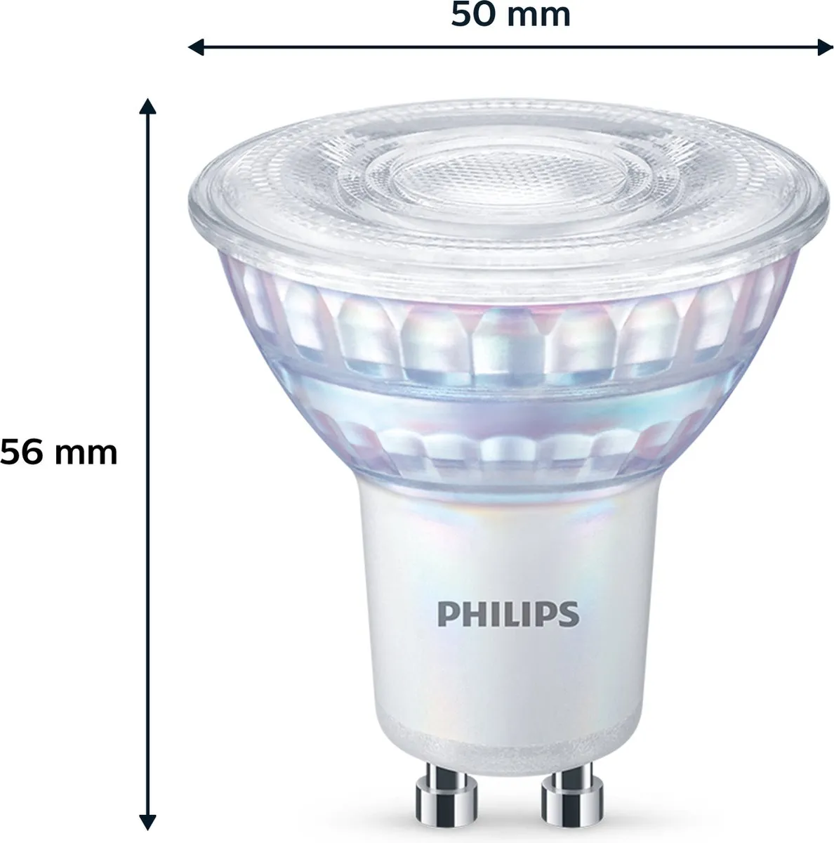 Philips LED Spot GU10 RGB 2.6W - 2 Stuks