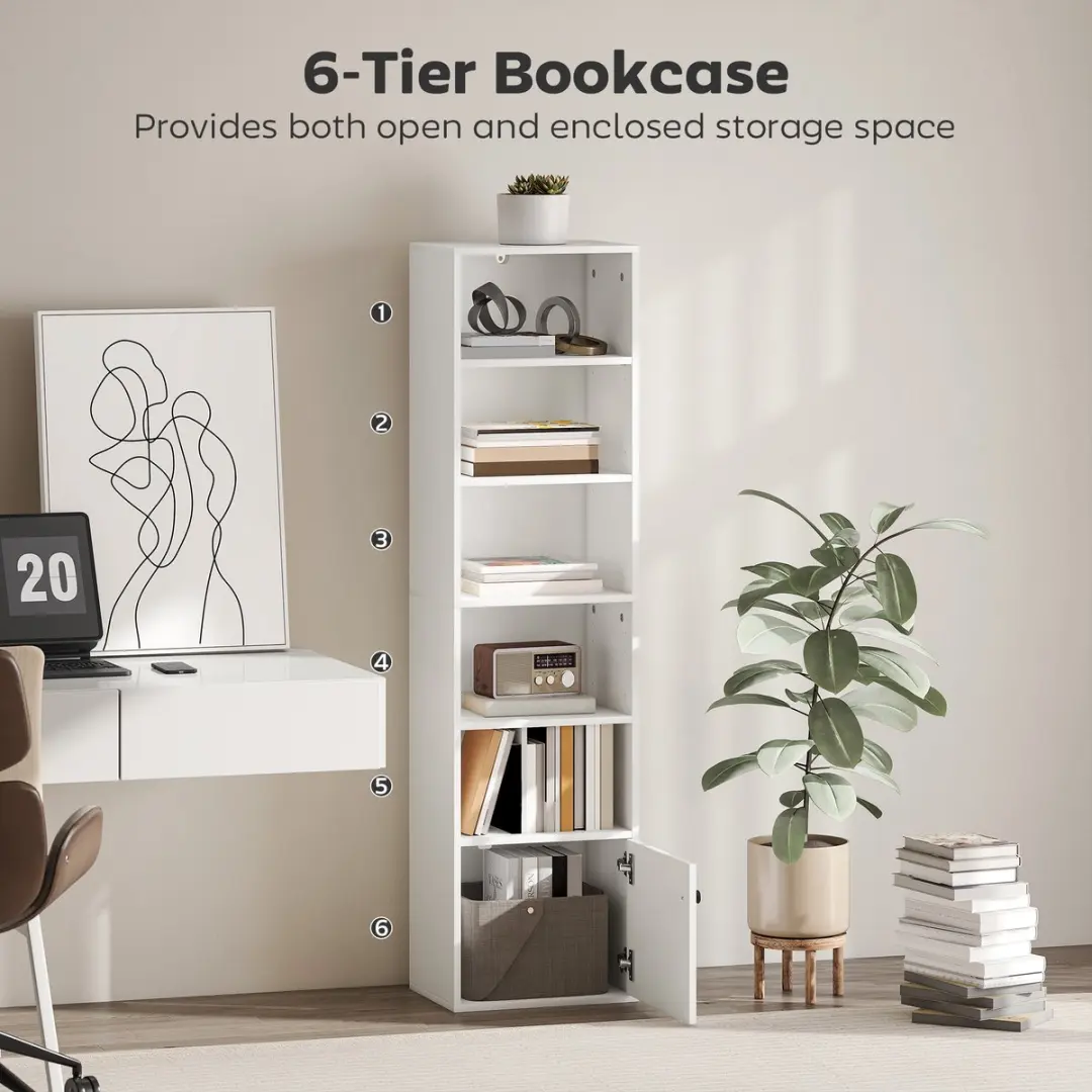 HOMCOM Boekenplank