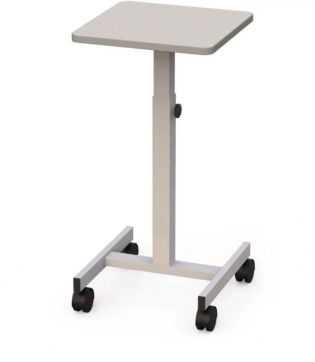 MAUL Statafel 38x38cm Grijs - met wielen - afbeelding 2 van 5