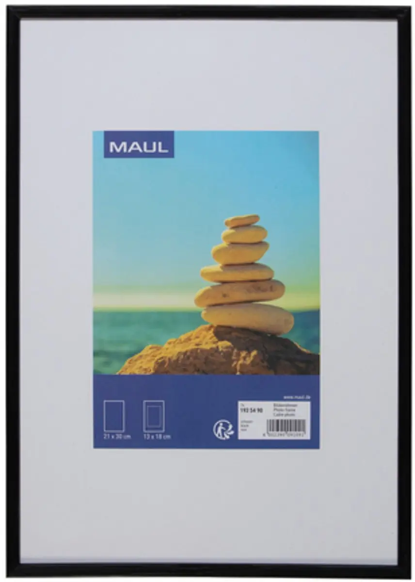 Fotolijst maul art 21x30cm kunststof zwart