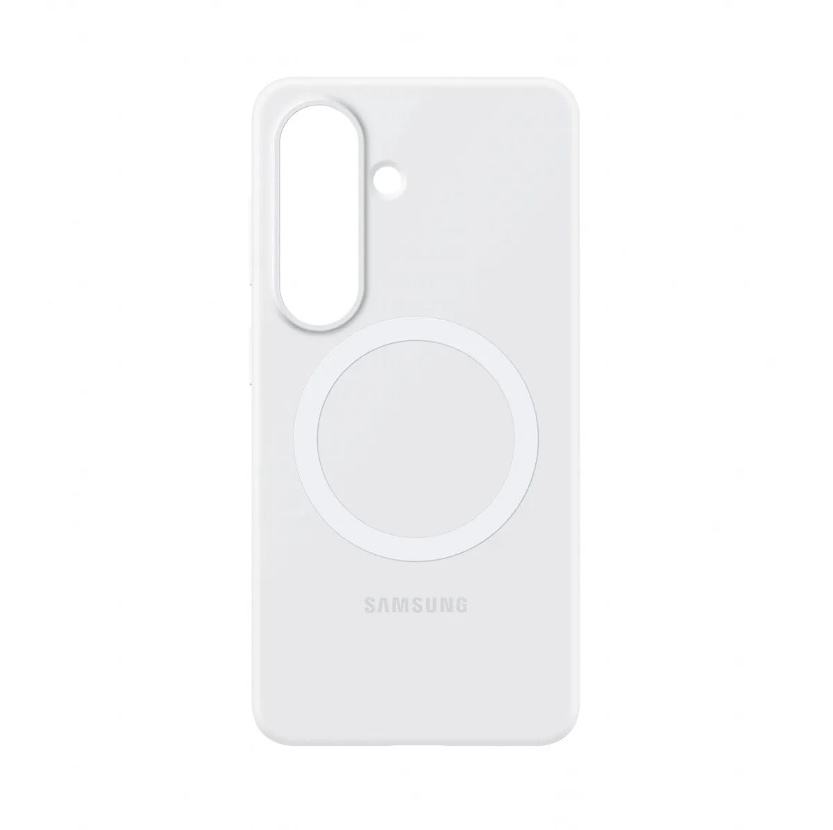 Samsung Galaxy S26 Silicone Magnet Hoesje - Wit