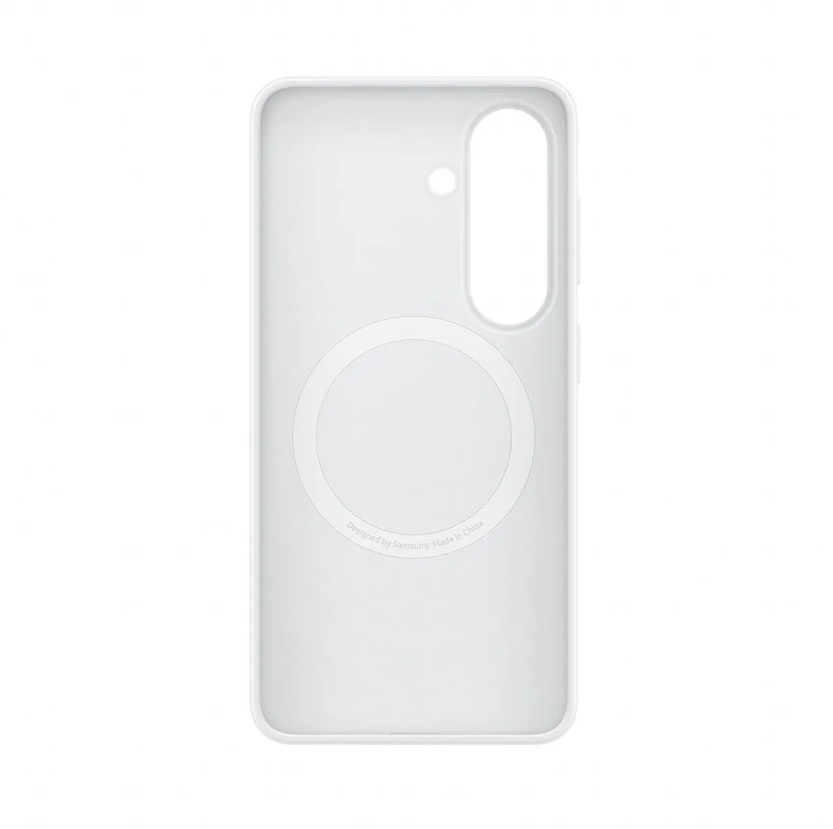 Samsung Galaxy S26 Silicone Magnet Hoesje - Wit
