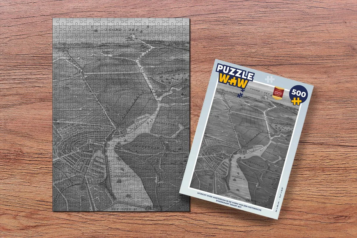 PuzzleWow Amsterdam Geschiedenis Legpuzzel 500 Stuks