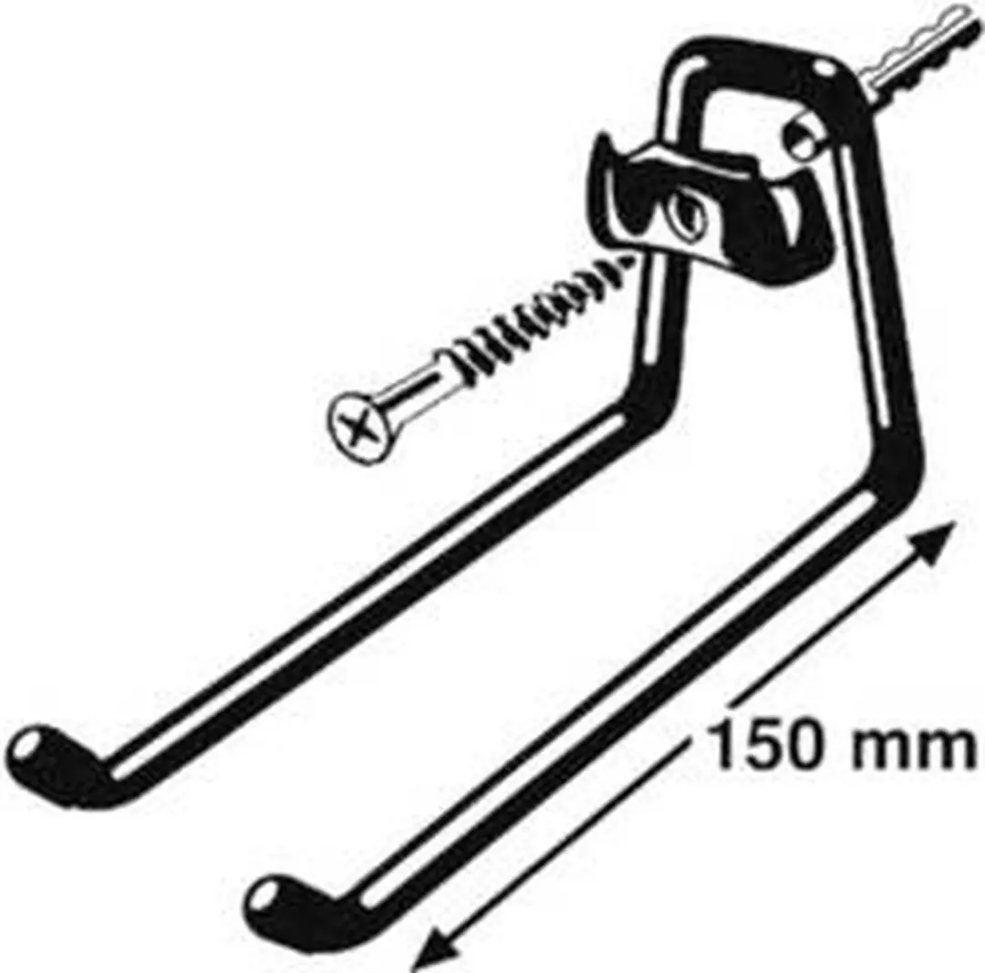 Fischer 078009 Lange Haak LH Metaal - afbeelding 3 van 5