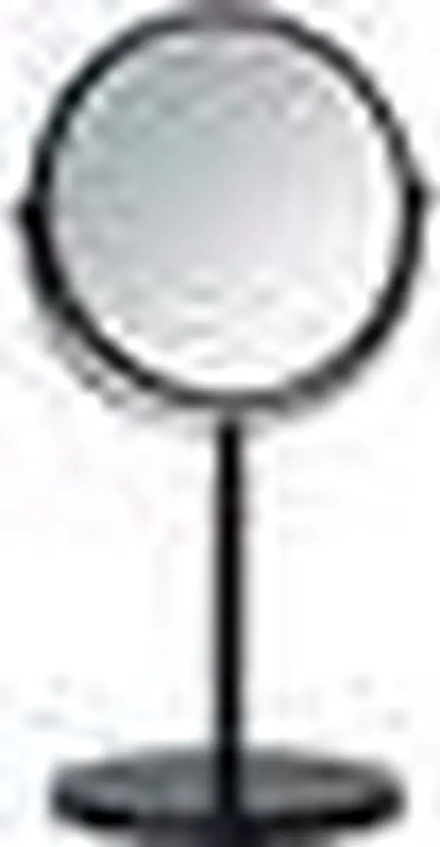 Wenko Assisi Make-up Spiegel 16cm Zwart - afbeelding 5 van 5