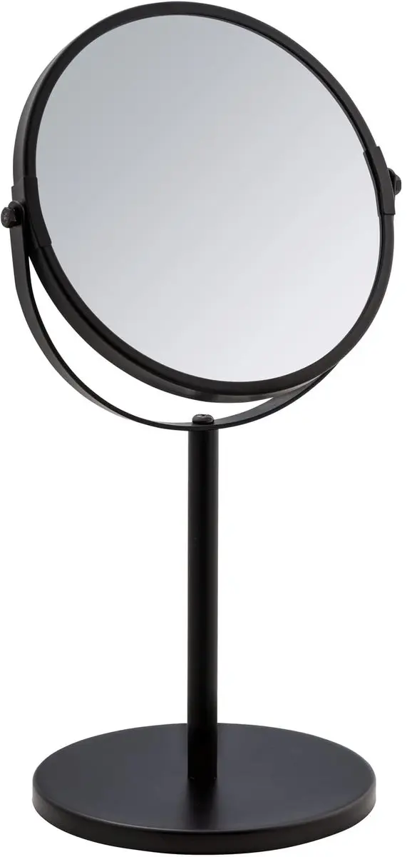 Wenko Assisi Make-up Spiegel 16cm Zwart - afbeelding 3 van 5
