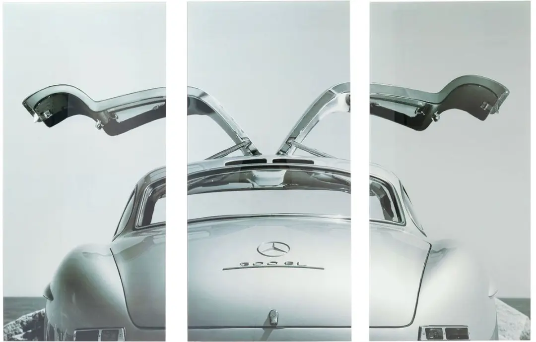 Kare Wandfoto Oldtimer Back 240x160cm (Set van 3)