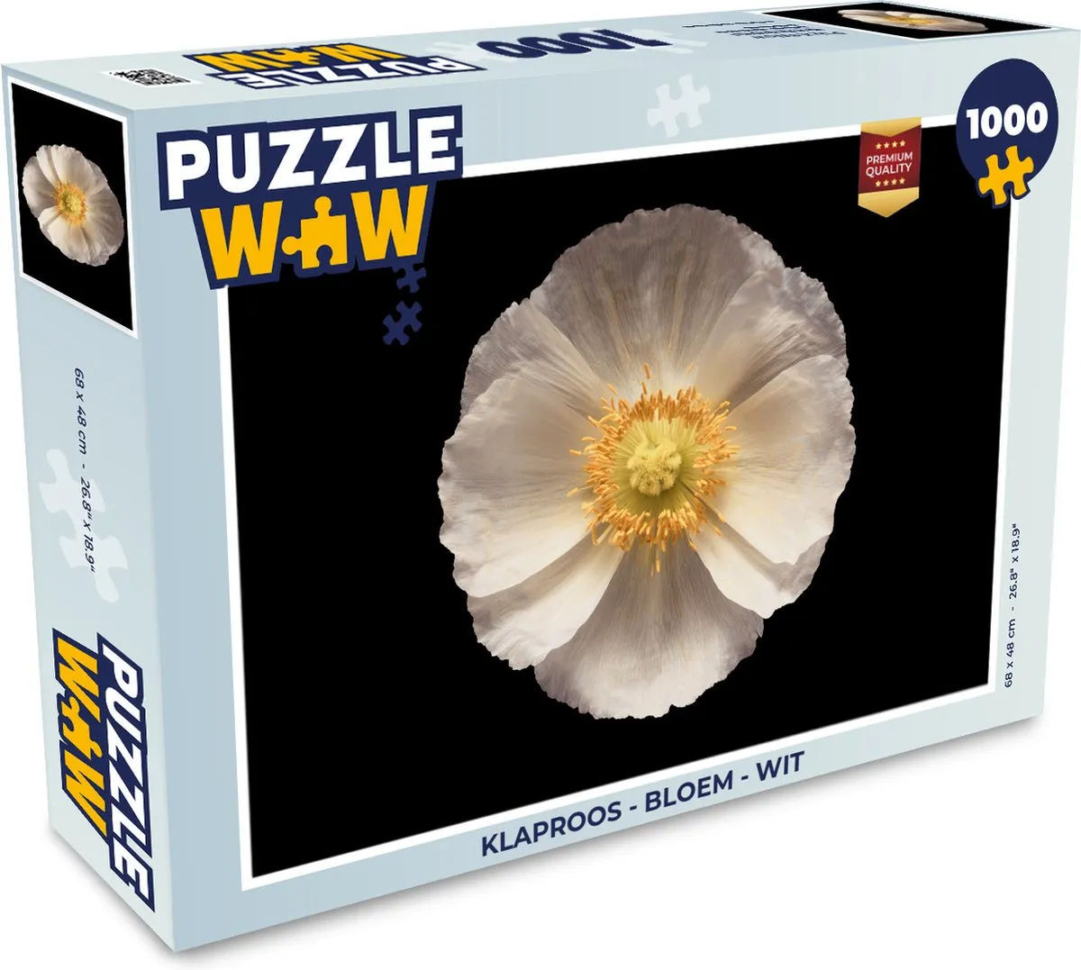 PuzzleWow Klaproos Legpuzzel 1000 Stuks