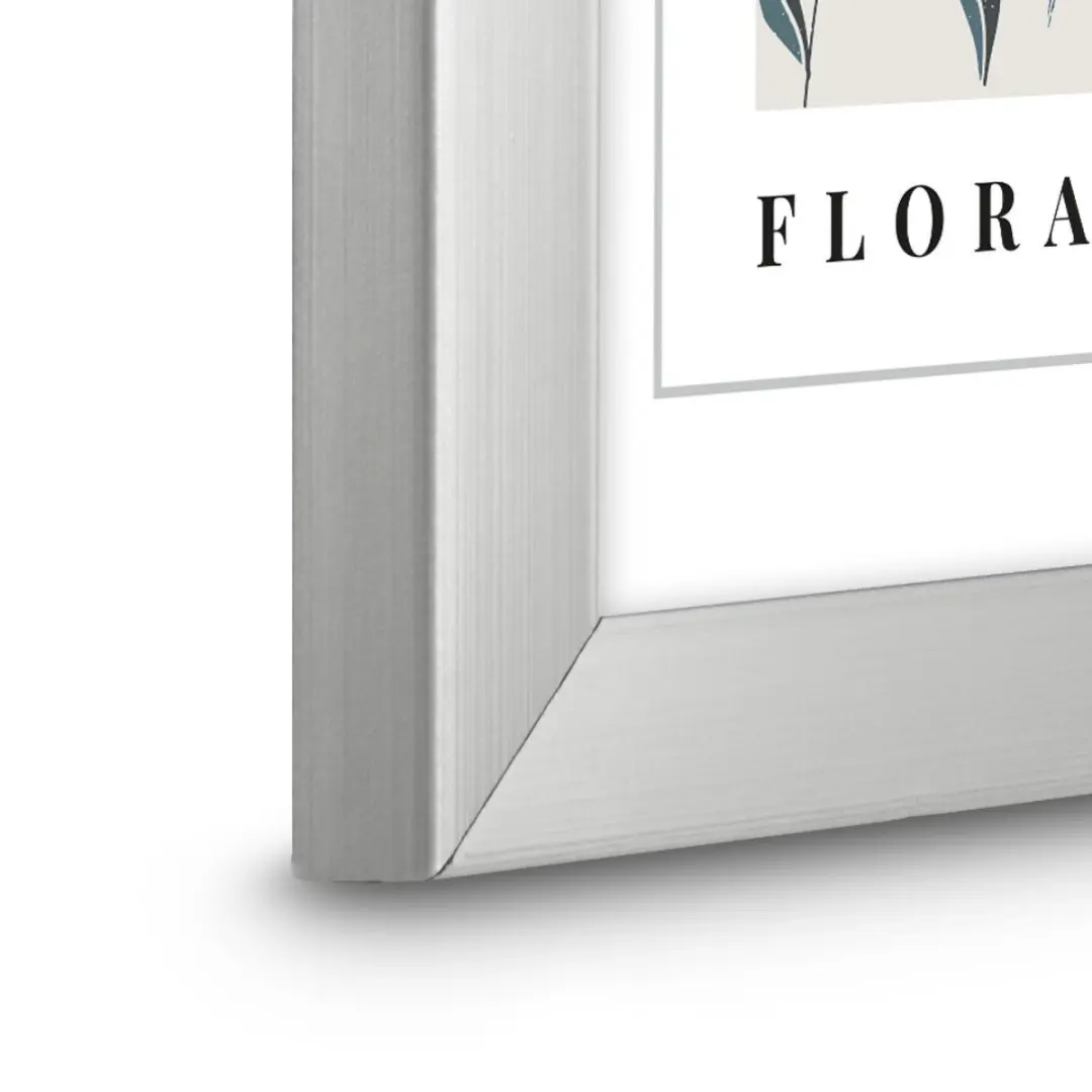 Hama Flora Fotolijst 10x15cm - Zilver - afbeelding 4 van 6