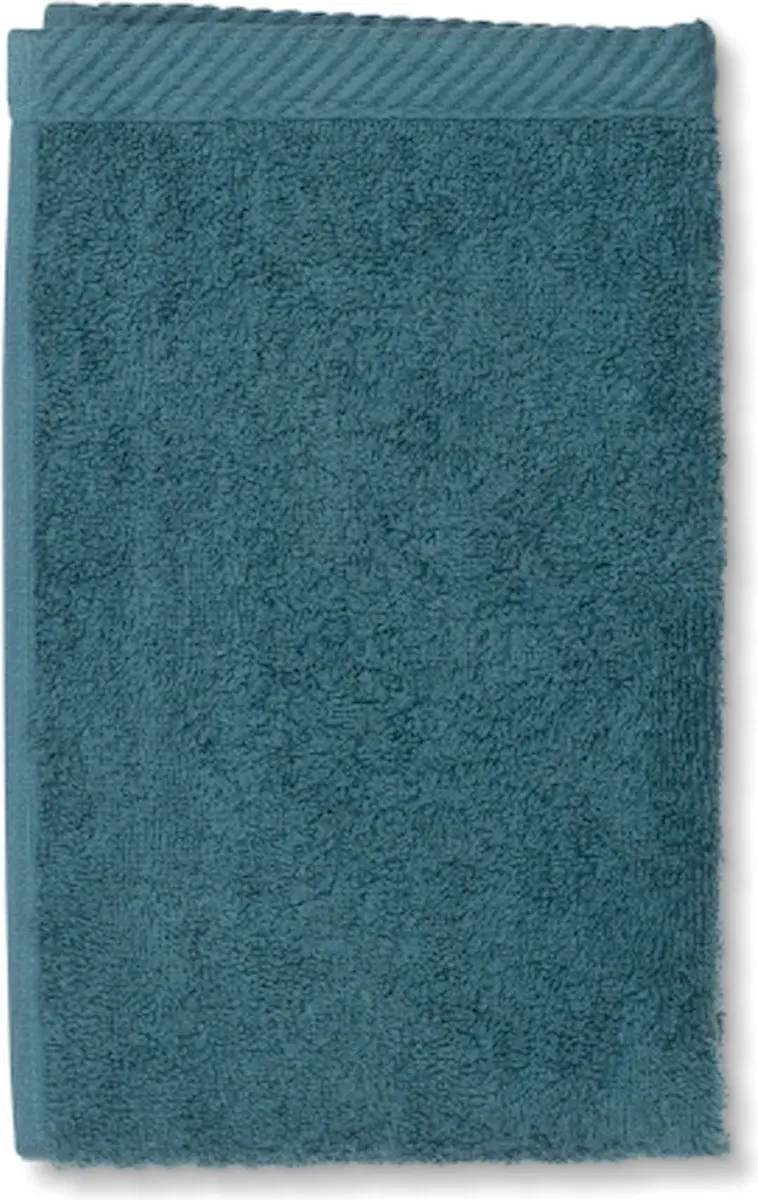 Gastendoek, Set van 3 Stuks, 30 x 50 cm, Teal Blauw, Katoen
