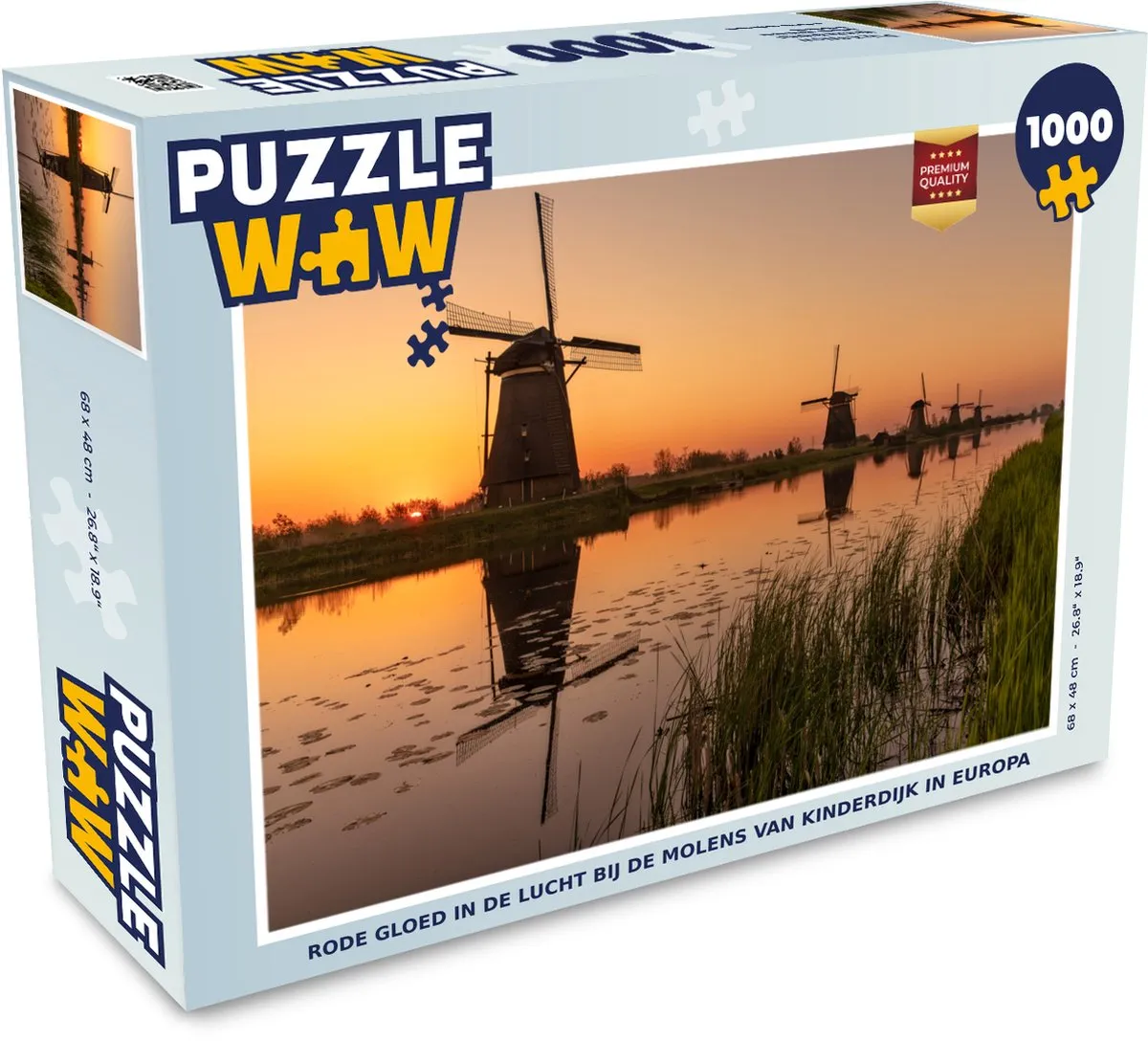 PuzzleWow Horizon Holland Legpuzzel 1000 Stuks