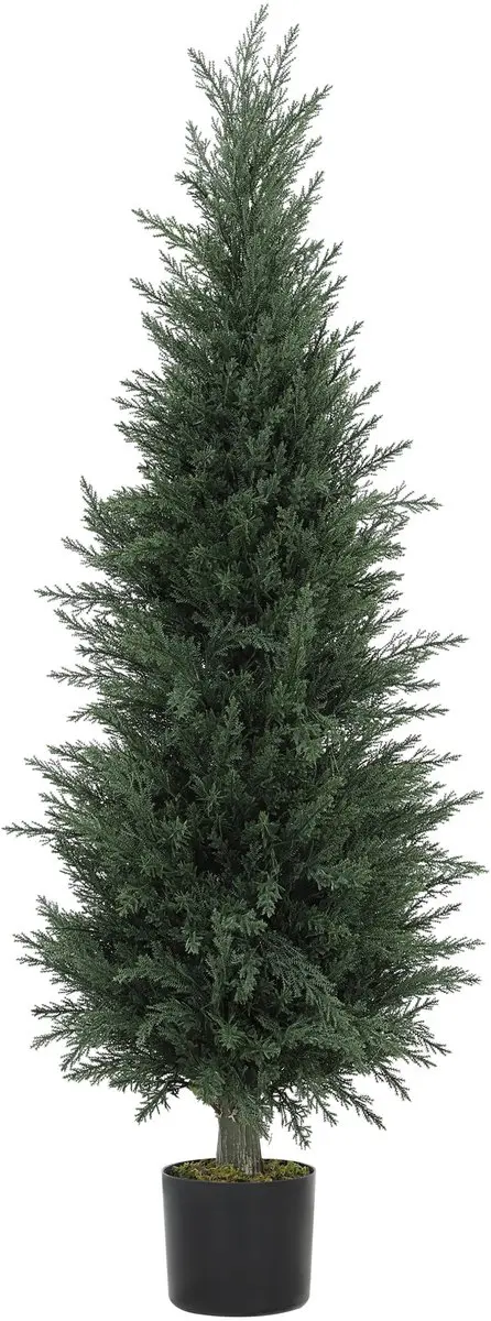 HOMCOM-künstliche Pflanze-Kunststoff-40L x 40B x 120H cm-Grün