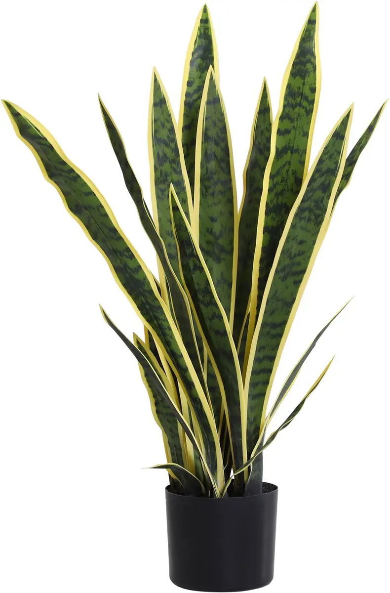 Outsunny Kunstmatige planten-PE, cement-15L x 15B x 77H cm-Groen