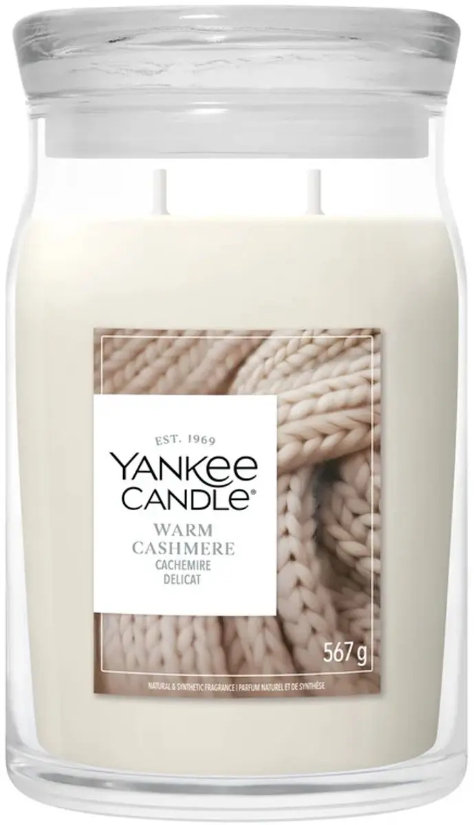 Yankee Candle Warm Cashmere Geurkaars Large Jar 567g
