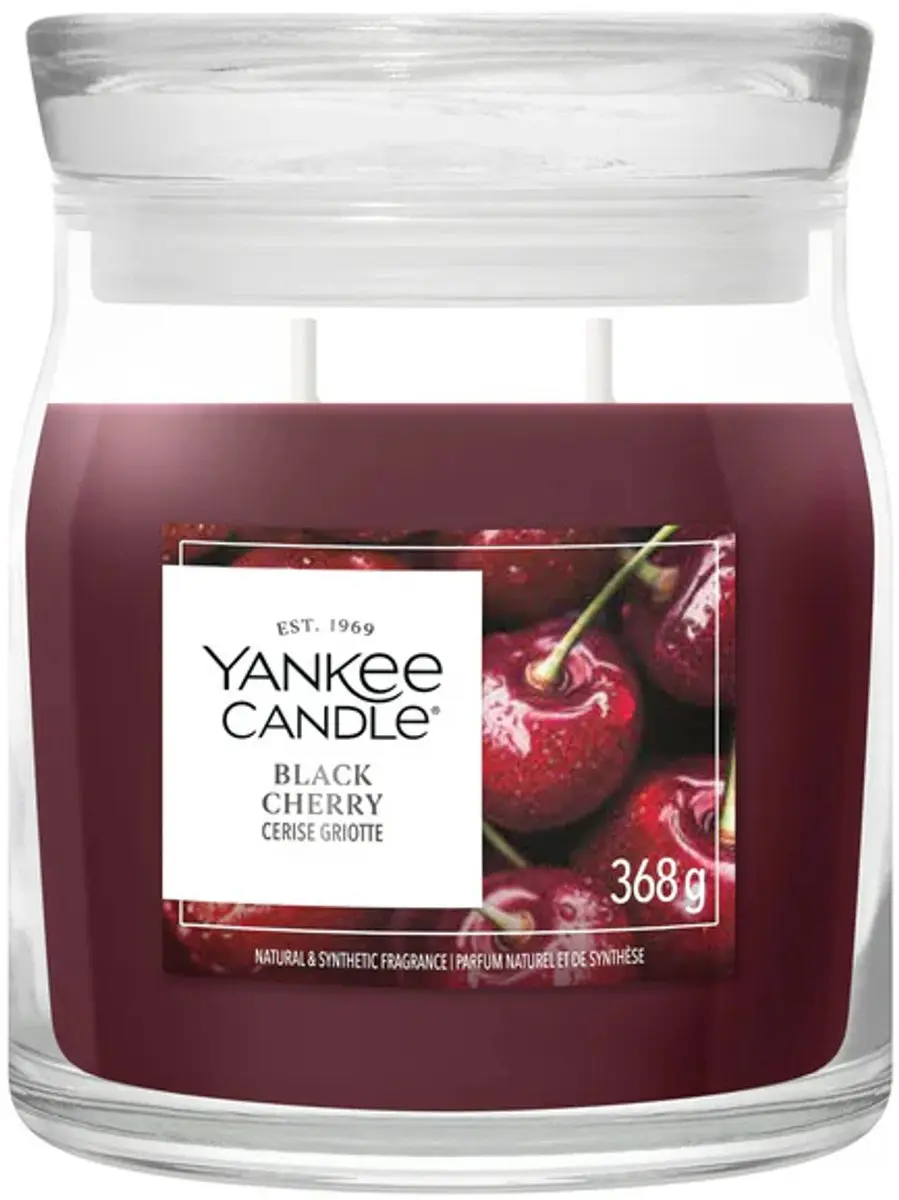 Yankee Candle Black Cherry Geurkaars Medium