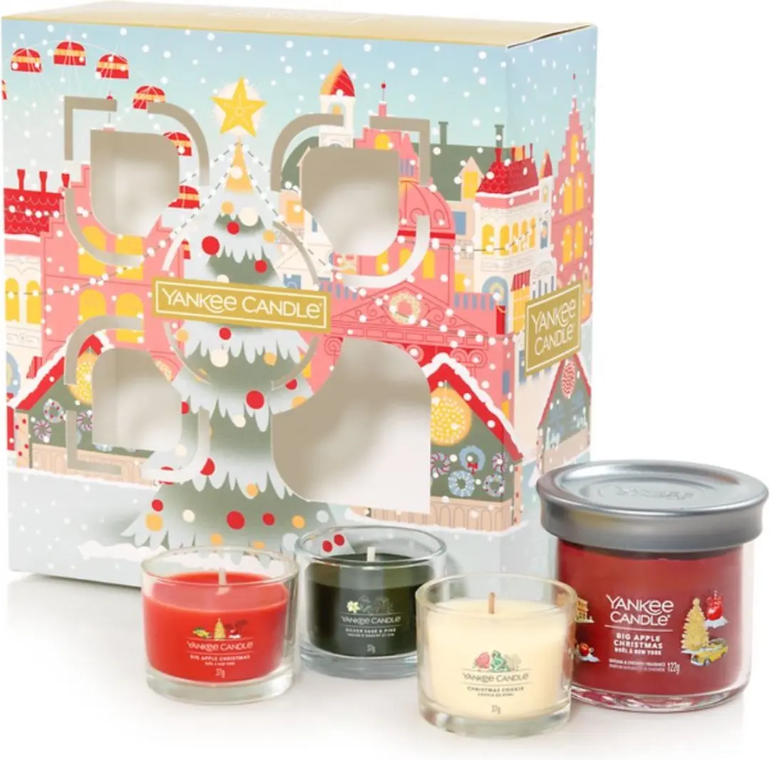 Yankee Candle Passport to the Holidays Tumbler & Votives - 4 Geuren - afbeelding 2 van 2
