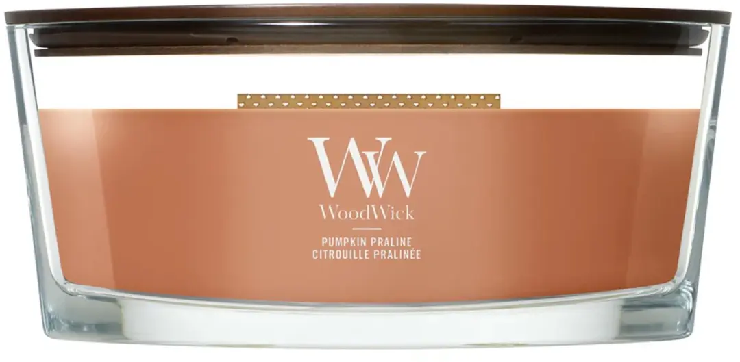 WoodWick Pumpkin Praline Ellipse Geurkaars