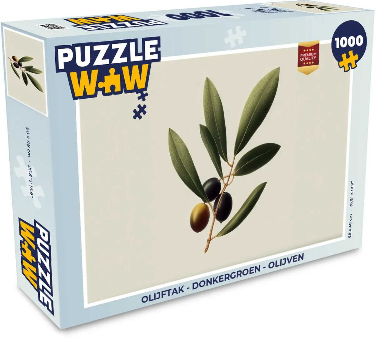 PuzzleWow Olijftak Legpuzzel 1000 Stuks