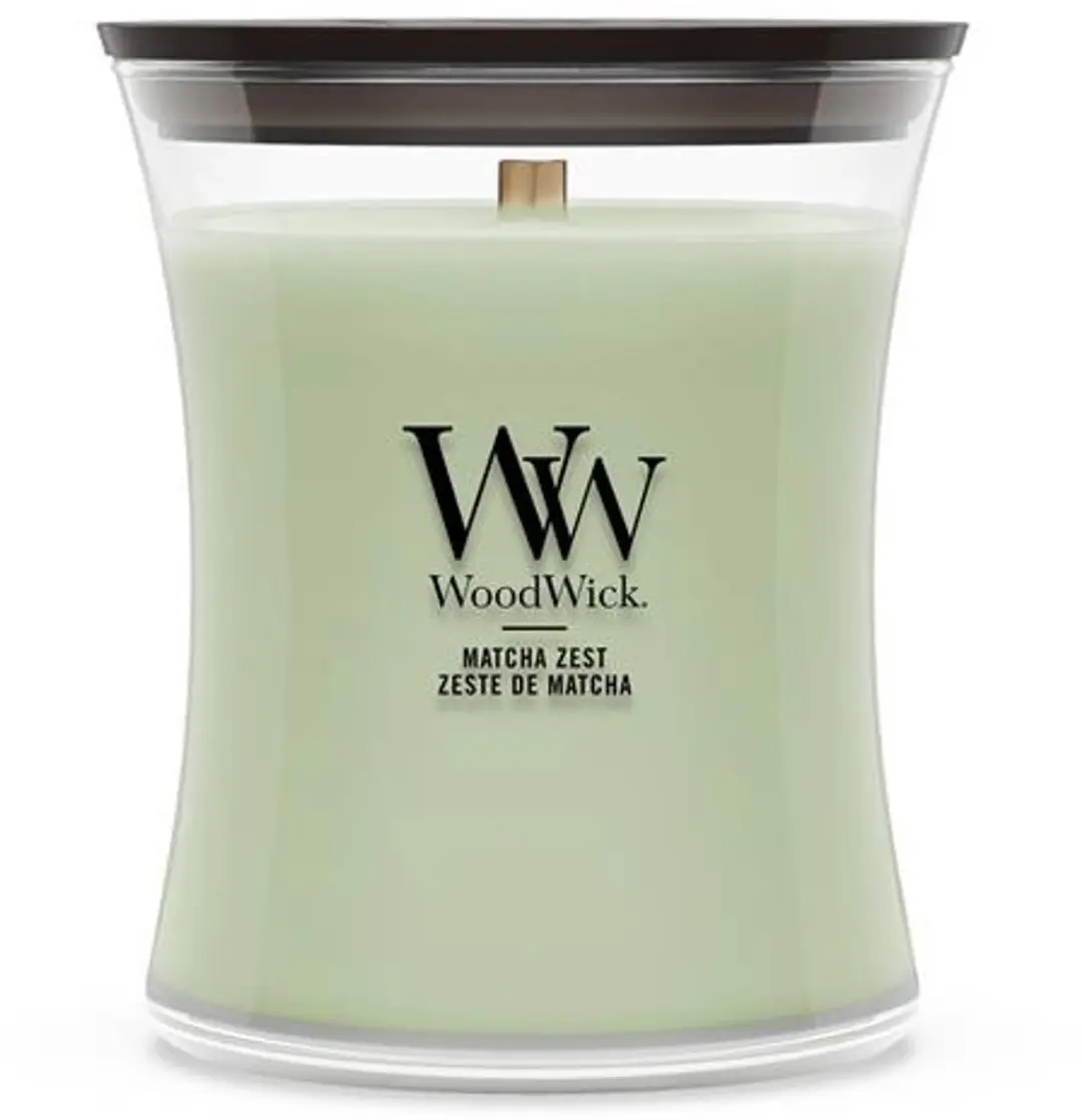 WoodWick Matcha Zest Geurkaars - 60 Branduren - afbeelding 5 van 6