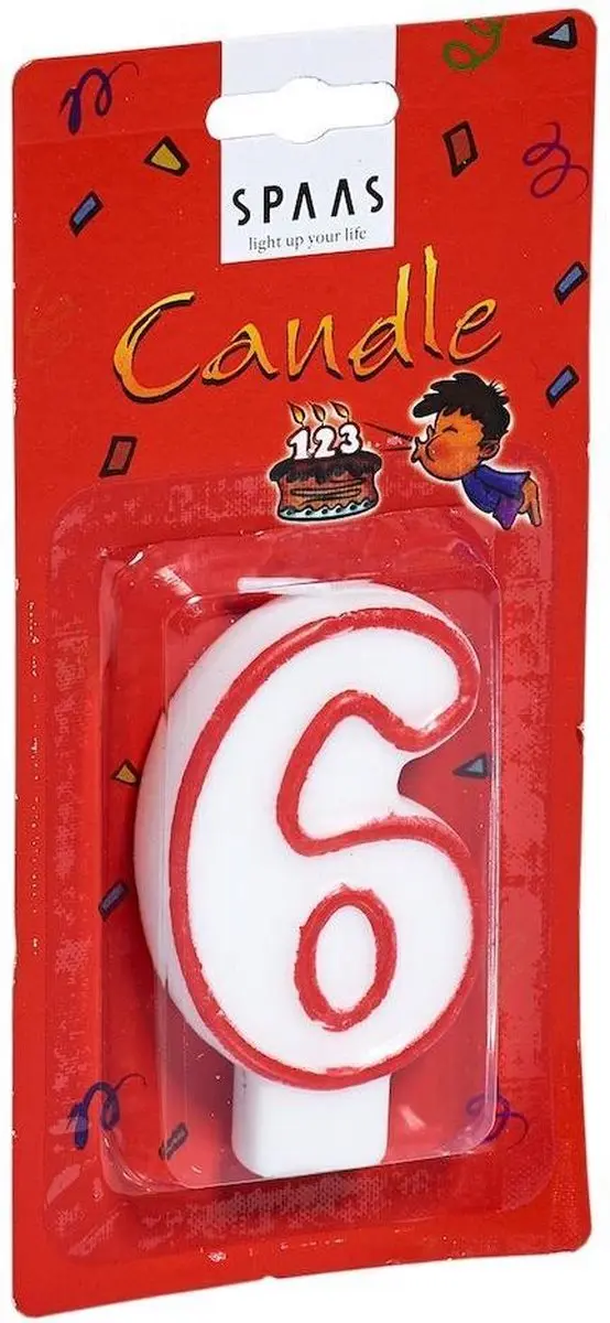 Verjaardagskaars 6
