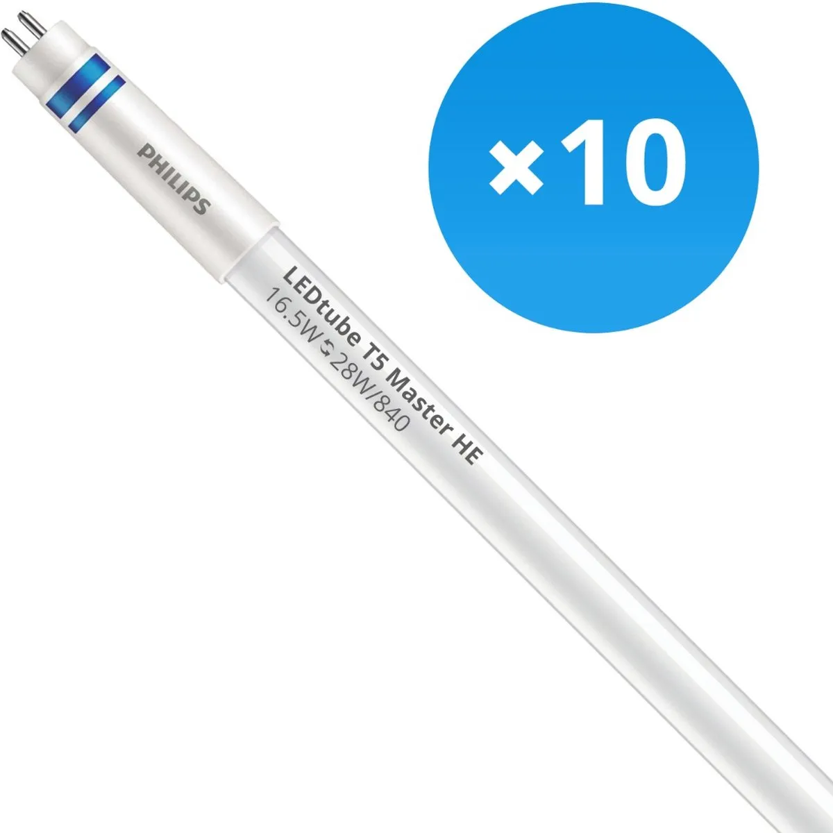 Philips LED Voordeelpak T5 MASTER HF 16.5W 2500lm Koel Wit - 10 Stuks