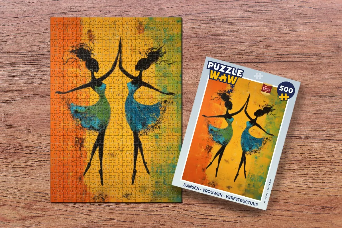 PuzzleWow Dansen - Vrouwen Legpuzzel 500 Stuks - 8721181128124