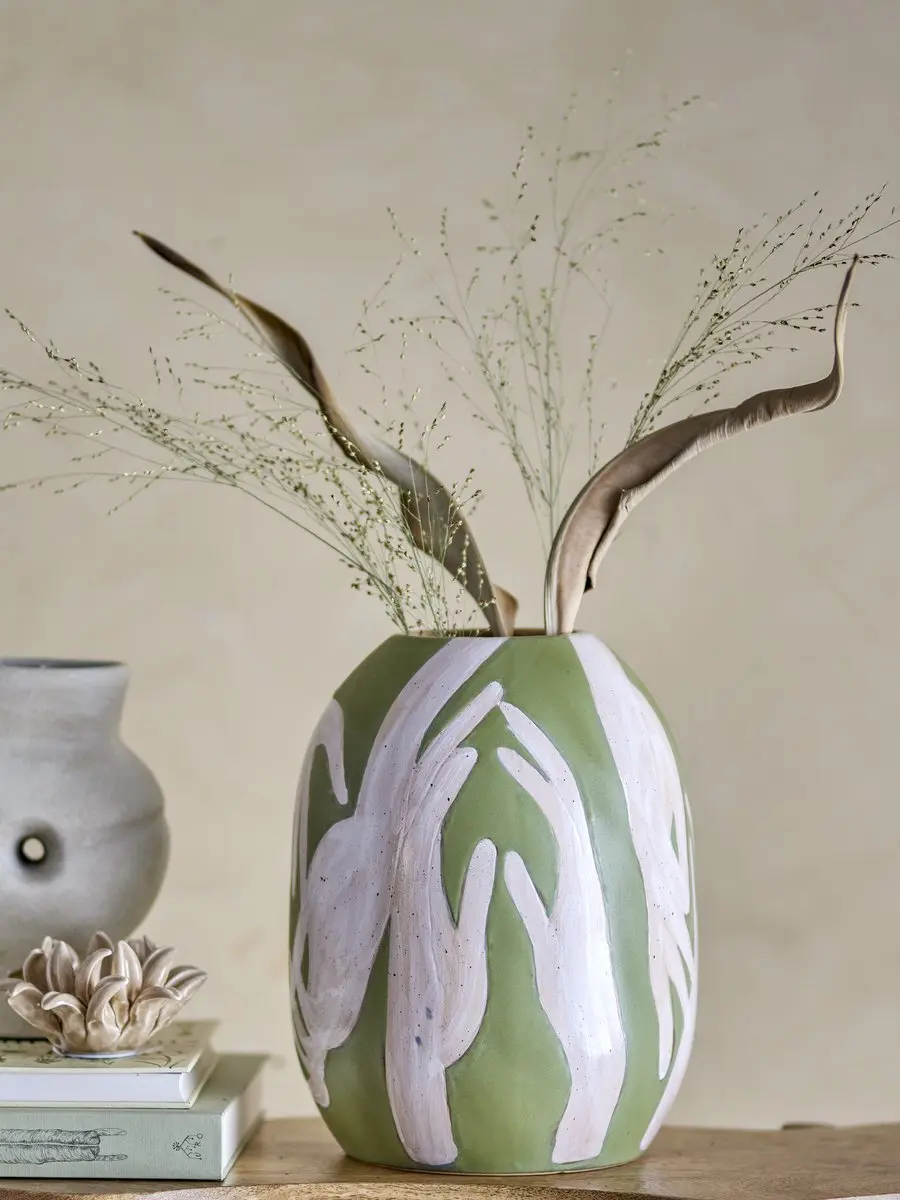 Bloomingville Adalena Vaas Groen - afbeelding 6 van 6