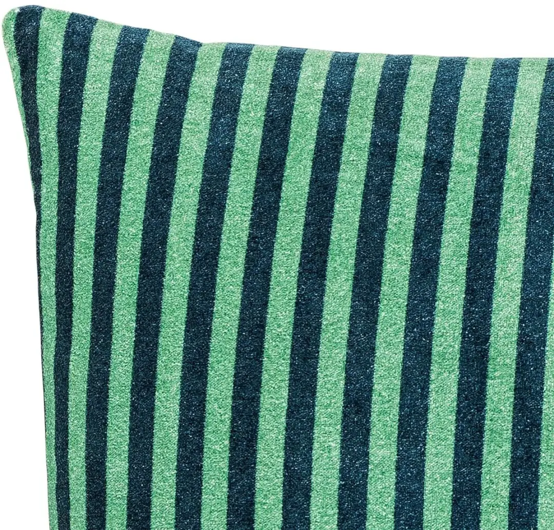 Bloomingville Kussen viscose groen Adia 50x50cm