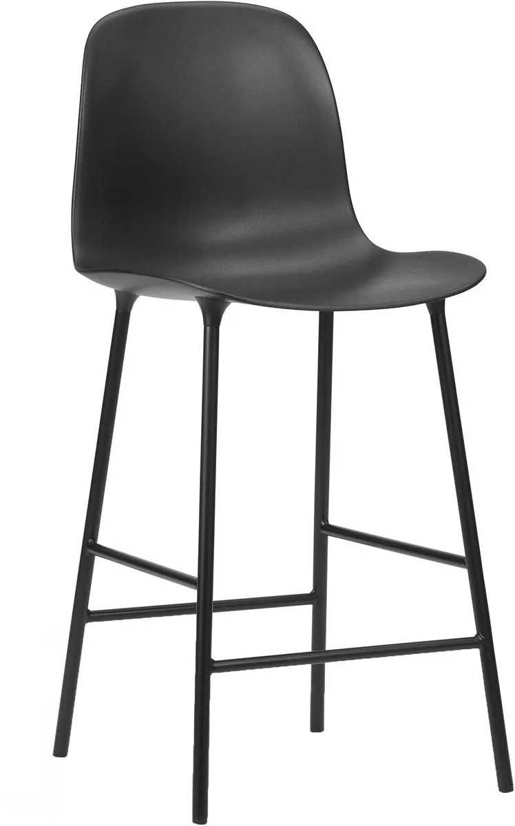 Normann Copenhagen Form Bar Chair 65cm Zwart