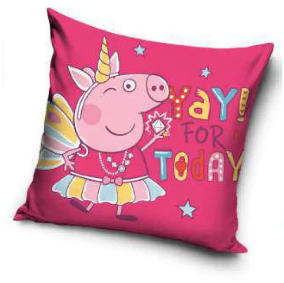 Peppa Pig Yay kussenhoes 40x40 cm