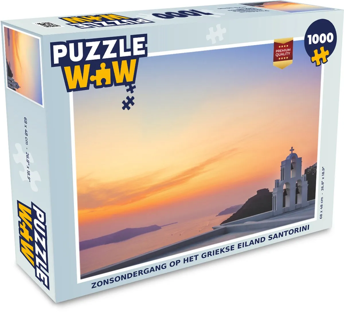 PuzzleWow Zee Hemel Legpuzzel 1000 Stuks