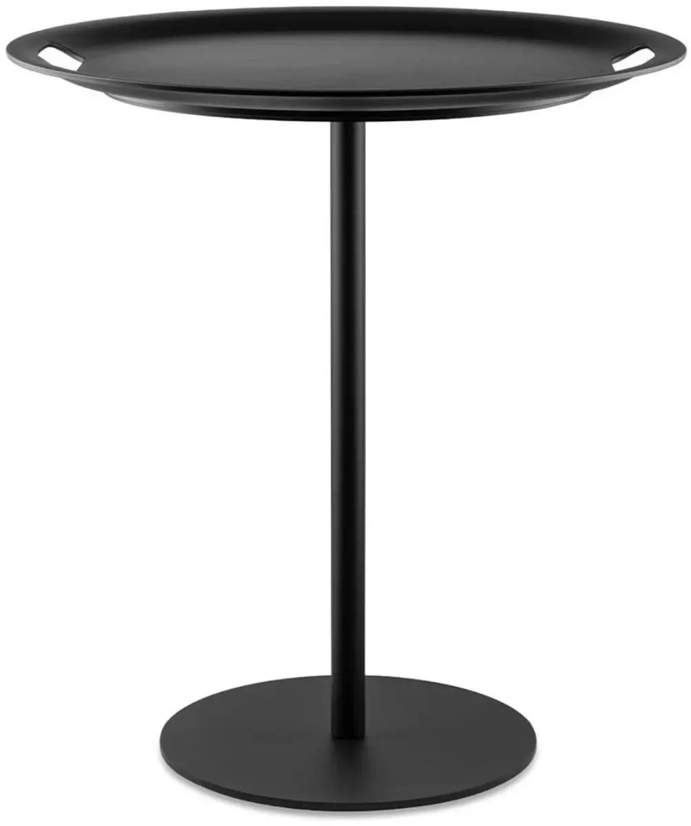 Alessi Jasper Morrison Op-la bijzettafel met afneembare plateau D48cm H52cm zwar