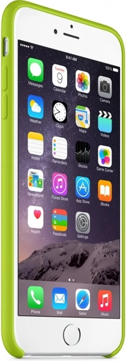 Apple Siliconen Hoesje iPhone 6/6s Plus MGXX2ZM/A - Groen - afbeelding 6 van 6